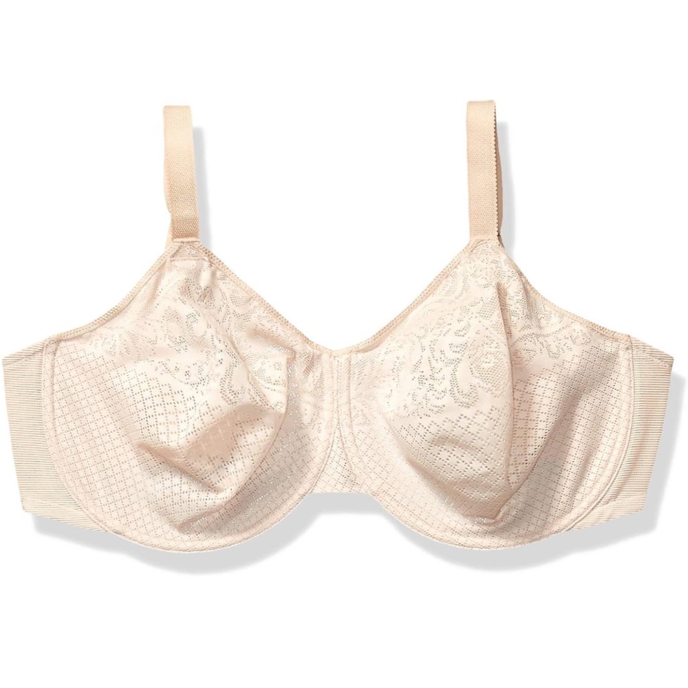 Wacoal nude tee shirt bra with wires size 42D like new